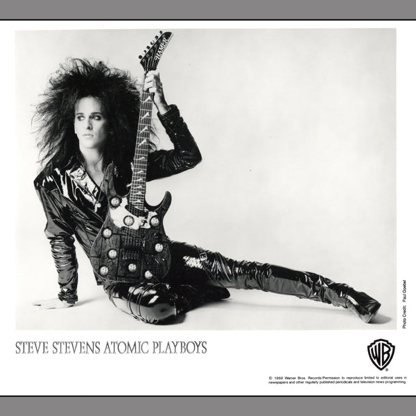Steve Stevens - Vintage Sitting With Coin Guitar Photo
