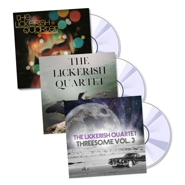 The Lickerish Quartet - All 3 Threesome Vol. 3 EPs on CD Bundle