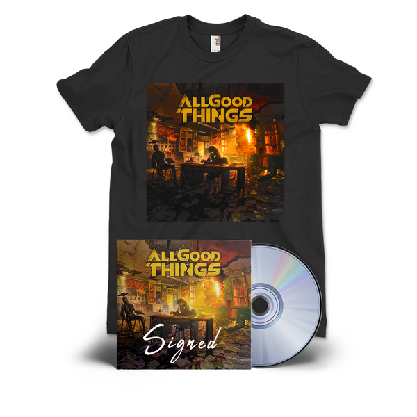 All Good Things - A Hope In Hell Signed CD + Tee Bundle