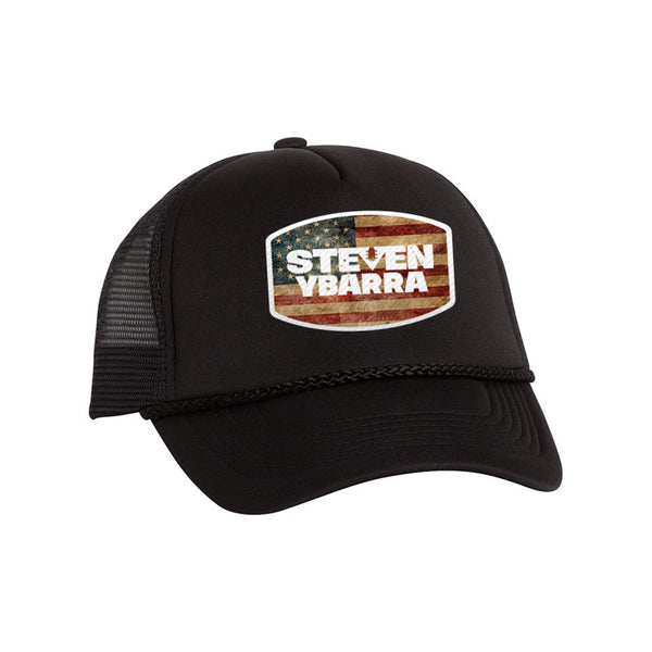 Steven Ybarra - American Flag Trucker Hat