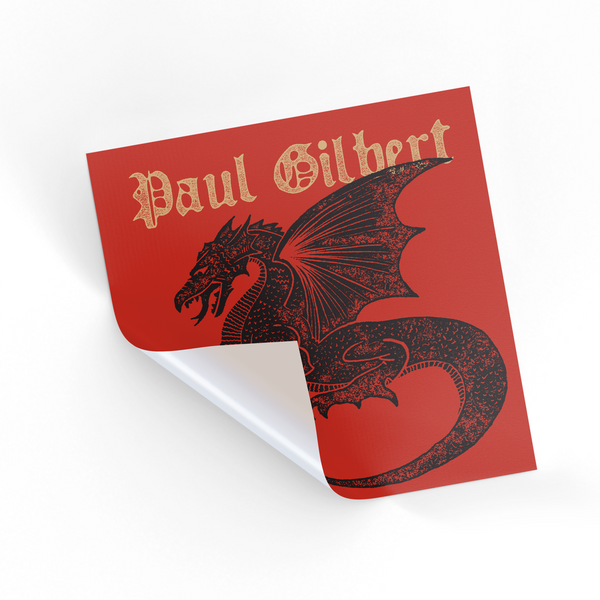 Paul Gilbert - Dragon Sticker