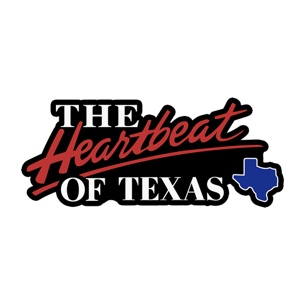 The Heartbeat Of Texas Sticker