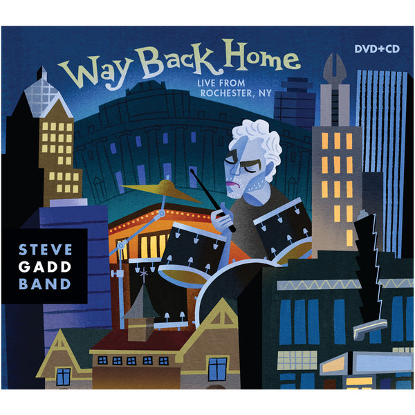 Steve Gadd Band - Way Back Home: Live From Rochester NY CD/DVD (2016)