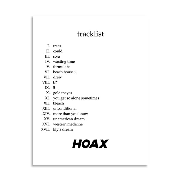 HOAX - b? Lyric Book
