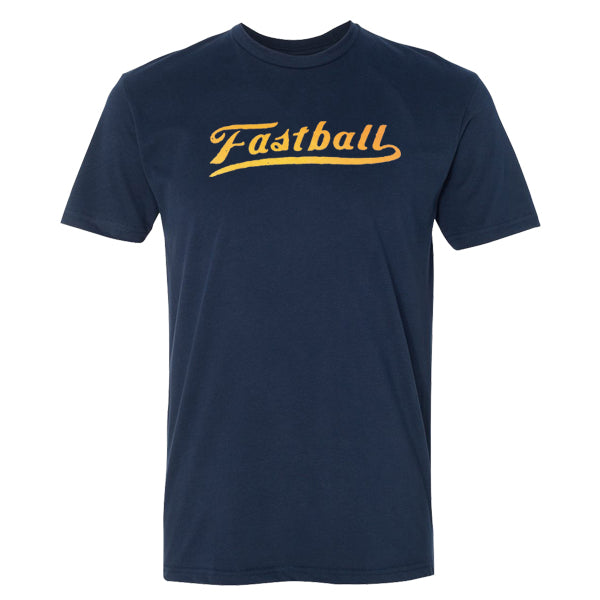 Fastball - Navy Script Logo Tee