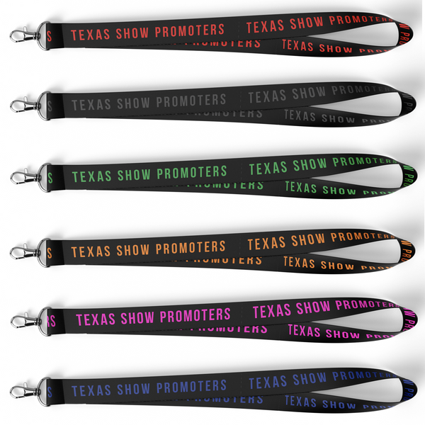 Texas Show Promoters - TSP Lanyard (Multiple Colors To Choose From)