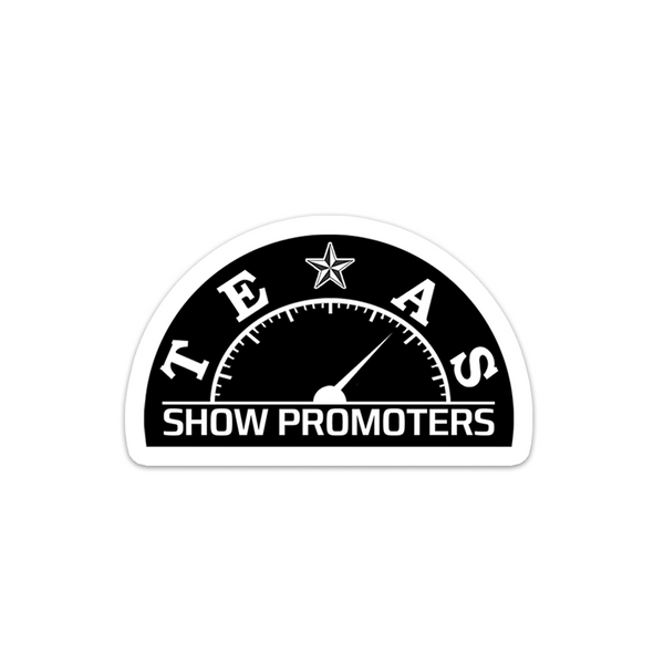 Throwback Texas Show Promoters Speedometer Sticker