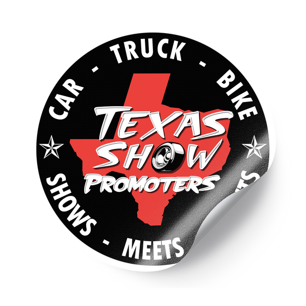 Throwback Texas Show Promoters Logo Sticker