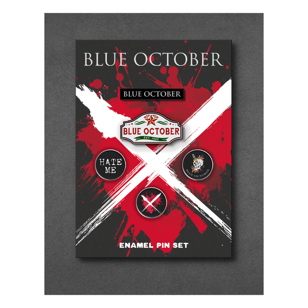 Blue October - Enamel Pin Set