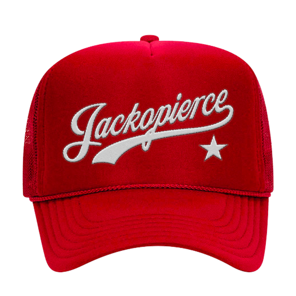 Jackopierce - Star Logo Trucker Hat (Red)