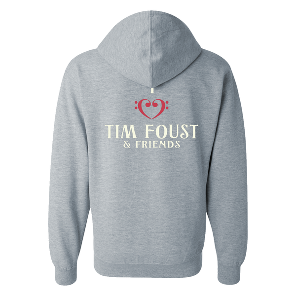 Tim Foust - Light Grey Logo Hoodie
