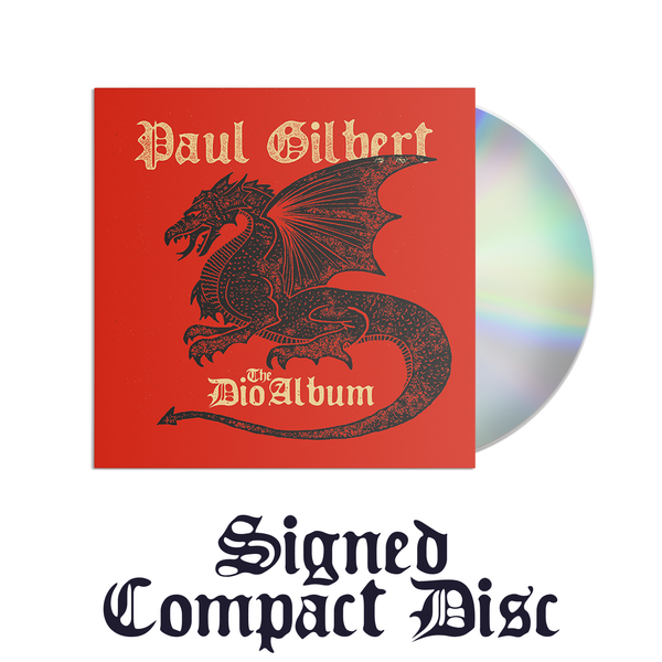 Paul Gilbert - Autographed The Dio Album CD