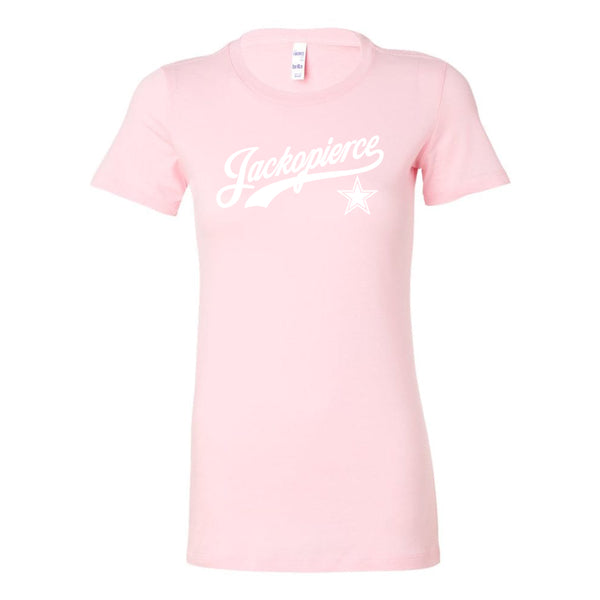 Jackopierce Star Logo Ladies Tee (Pink)