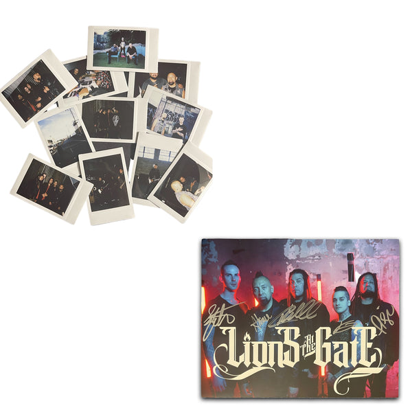 Lions At The Gate - Signed Photo + Polaroid