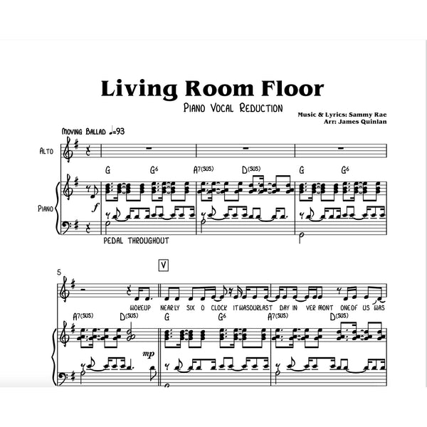 Sammy Rae - Living Room Floor Transcription Download