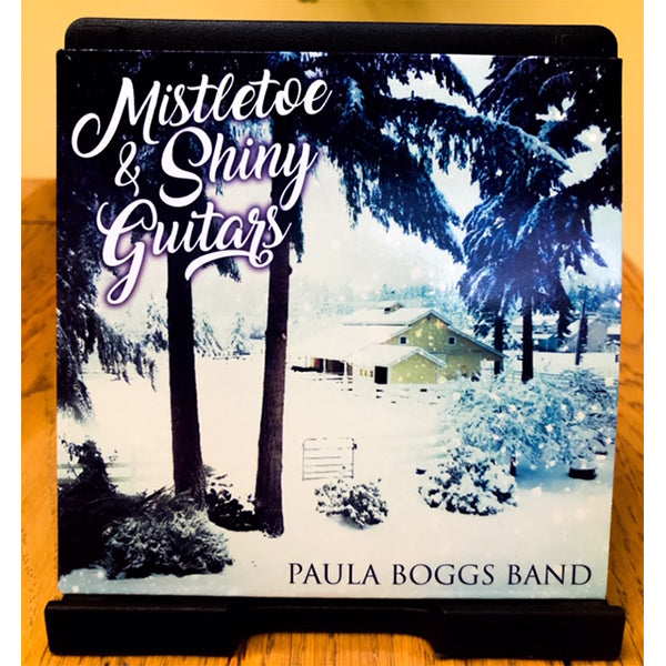 Paula Boggs Band - Limited Edition Autographed Mistletoe & Shiny Guitars Single