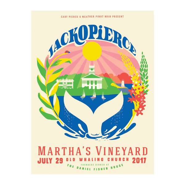 Jackopierce - Autographed Martha's Vineyard 2017 Poster