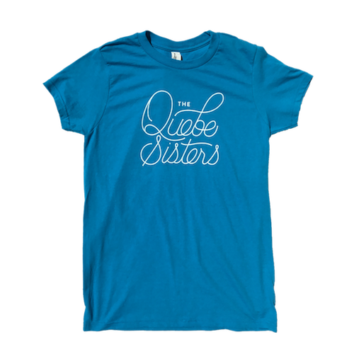 The Quebe Sisters - Girl Cut Tee (Blue)