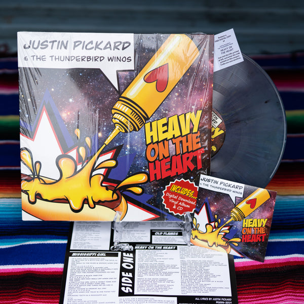 Justin Pickard - Heavy On The Heart Vinyl, CD, and Download Bundle