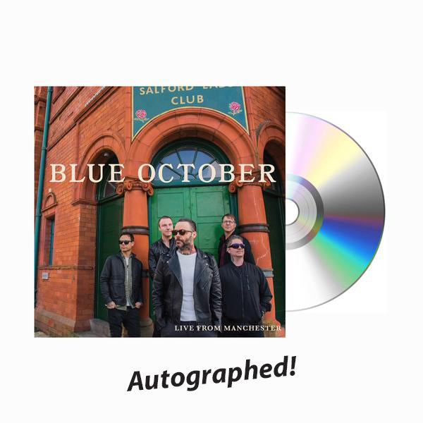 Blue October - Live From Manchester Autographed CD