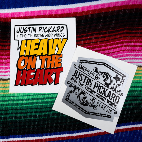 Justin Pickard - Heavy On The Heart Sticker
