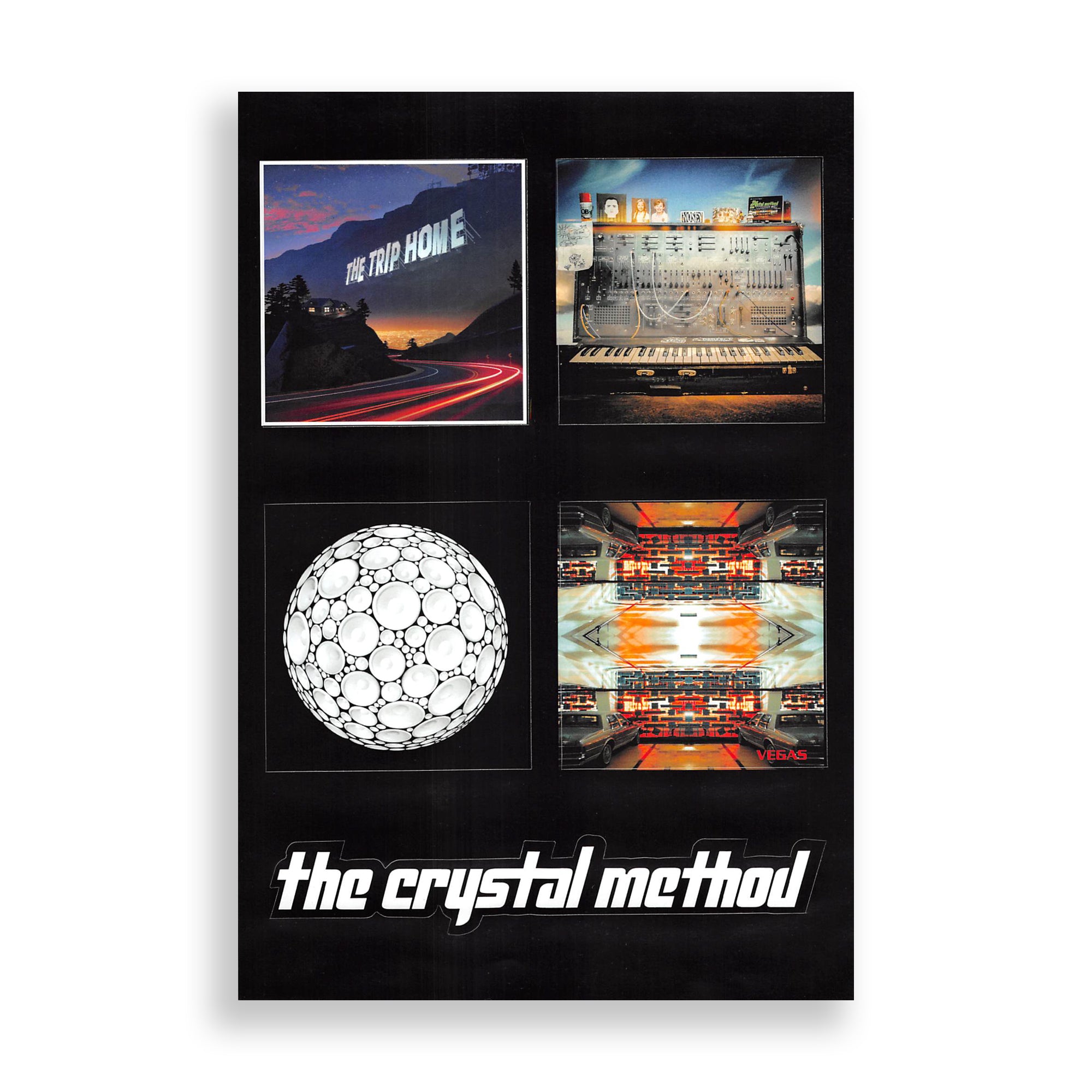 The Crystal Method - Sticker Sheet - Bandwear