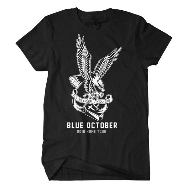 Blue October - Home Tour Tee (Fall Dates) SMALL ONLY