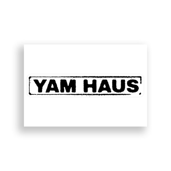Yam Haus - Tall Rectangle Logo Sticker